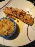 Salmón al horno con Almendras