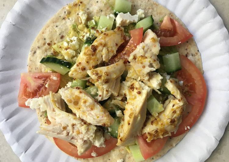 Step-by-Step Guide to Make Favorite Honey and Mustard Chicken Wraps