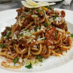 A picture of Spaghetti merinara.