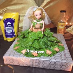 A picture of Boil Egg Chicken with Mayo Salad Doll.