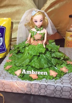 A picture of Boil Egg Chicken with Mayo Salad Doll.