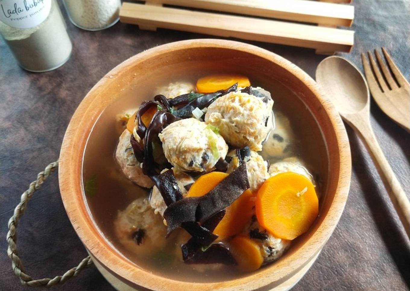 Bakso Lohoa / Lohua (sup bakso serabut)