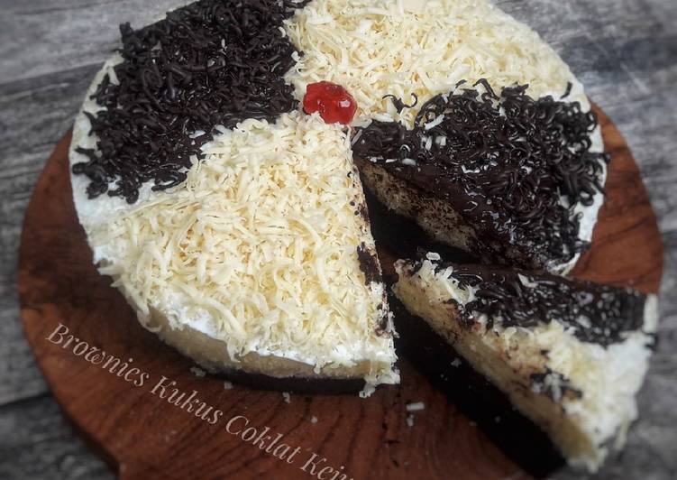 Proses Membuat Brownies Kukus Coklat Keju, Bikin Ngiler