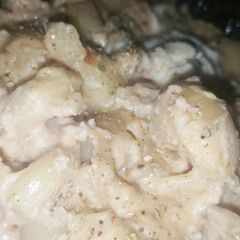 White sauce pasta A picture of White sauce pasta.