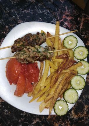 صورة لوصفة كباب على طريقتي