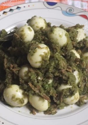 Foto resep Telur puyuh balado cabai hijau
