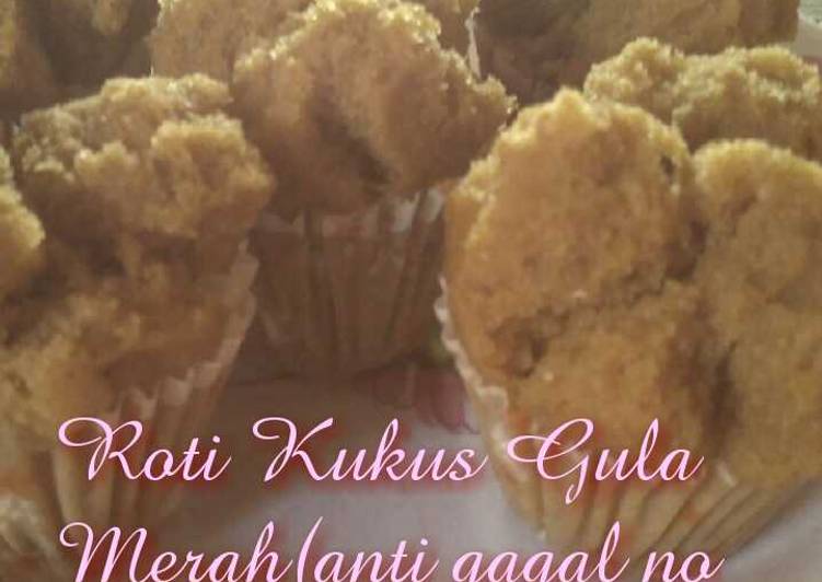 Roti Kukus Gula Merah(anti gagal no mixer)