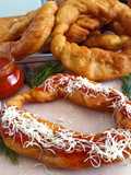 Csavart, burgonyás, joghurtos lángos
