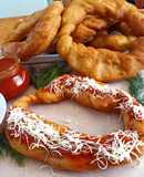 Csavart, burgonyás, joghurtos lángos