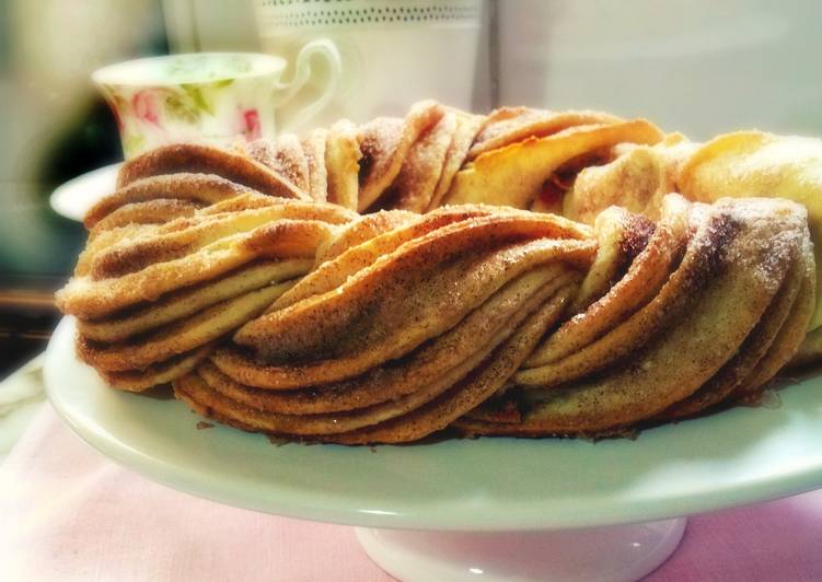 Easiest Way to Prepare Perfect Braided Cinnamon Wreath