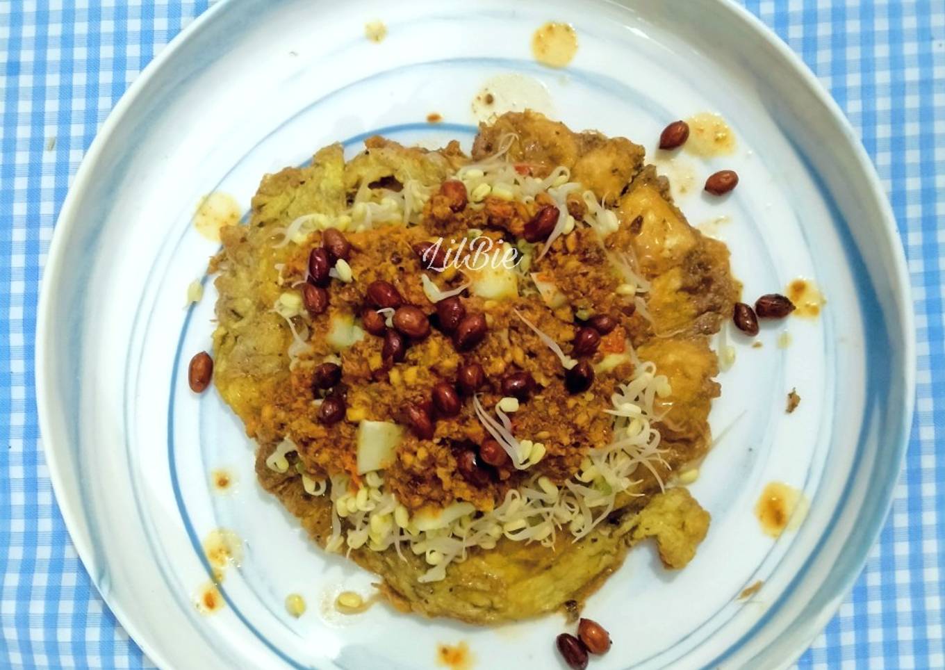 Tahu Telur Bumbu Kacang
