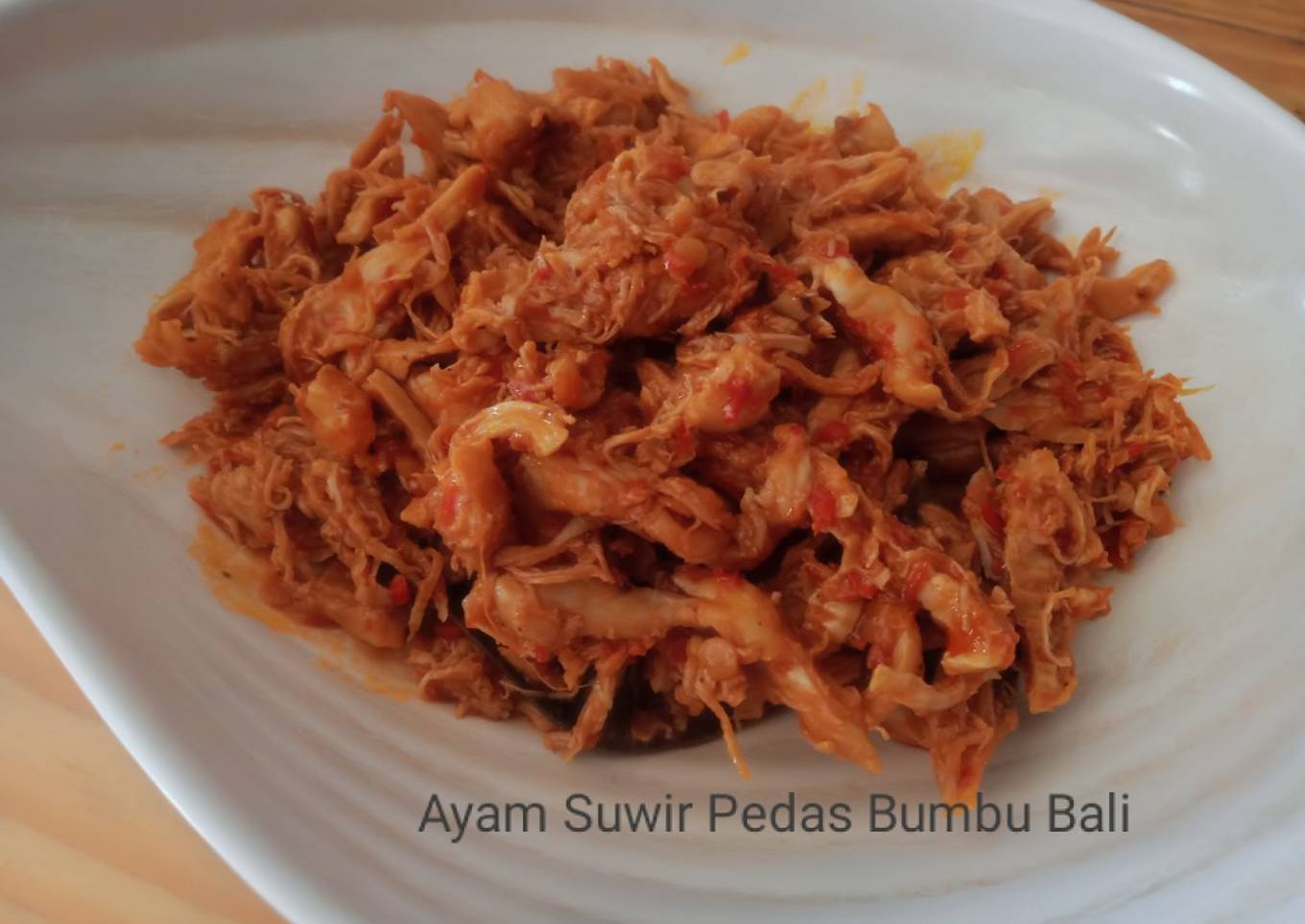 Ayam Suwir Pedas Bumbu Bali