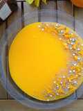 Cheesecake de vainilla, naranja y licor cointreau