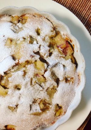 A picture of Rhubarb Cake (Small Version).