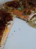 Stromboli, tocino y queso cheddar