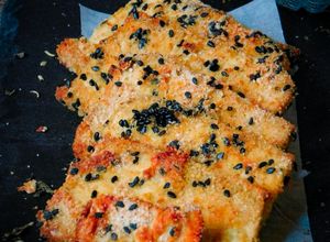 Foto di Tofu impanato alle erbe aromatiche con spezie