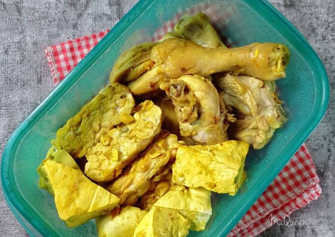 Resep Ayam Tahu Tempe Ungkep Oleh Mama Queen Cookpad