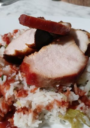 A picture of Char Sui Pork Loin (my way).
