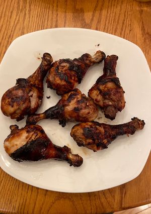 A picture of Extra Crispy Air Fryer Drumsticks.