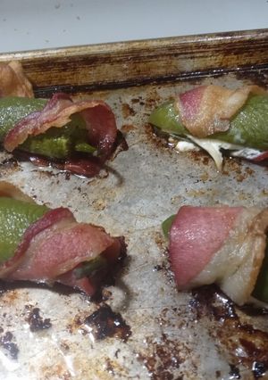 A picture of Bacon Wrapped Stuffed Jalapeños.
