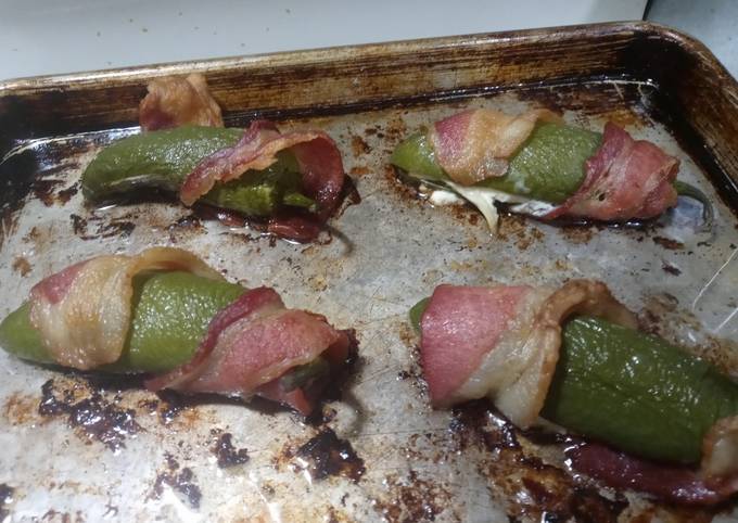 Recipe of Favorite Bacon Wrapped Stuffed Jalapeños