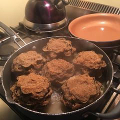 A picture of My Nonna's Stuffed Artichokes.