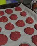 Red velvet cookies