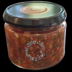 A picture of 🍅🫑🌶Charred Spicy Salsa🌶🫑🍅.