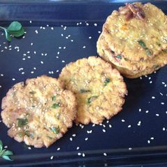 A picture of Sorekai Menthe Jolladhittin Vada.