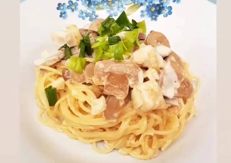 Resep Sederhana Carbonara Spaghetti