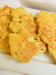 Una foto de Tortillas de bacalao y harina de garbanzos