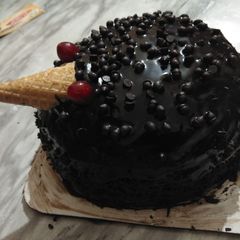 Dark Chocolate Cake A picture of Dark Chocolate Cake.