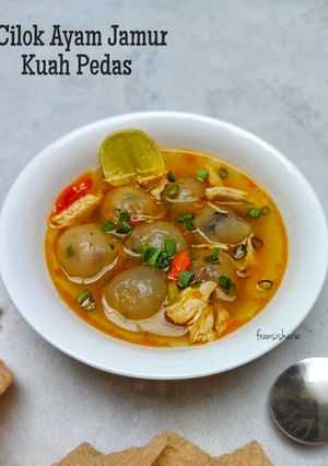 Foto resep Cilok Ayam Jamur Kuah Pedas