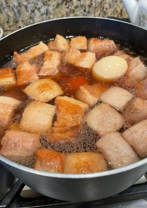 Hình của món Thịt kho trứng miền quê.