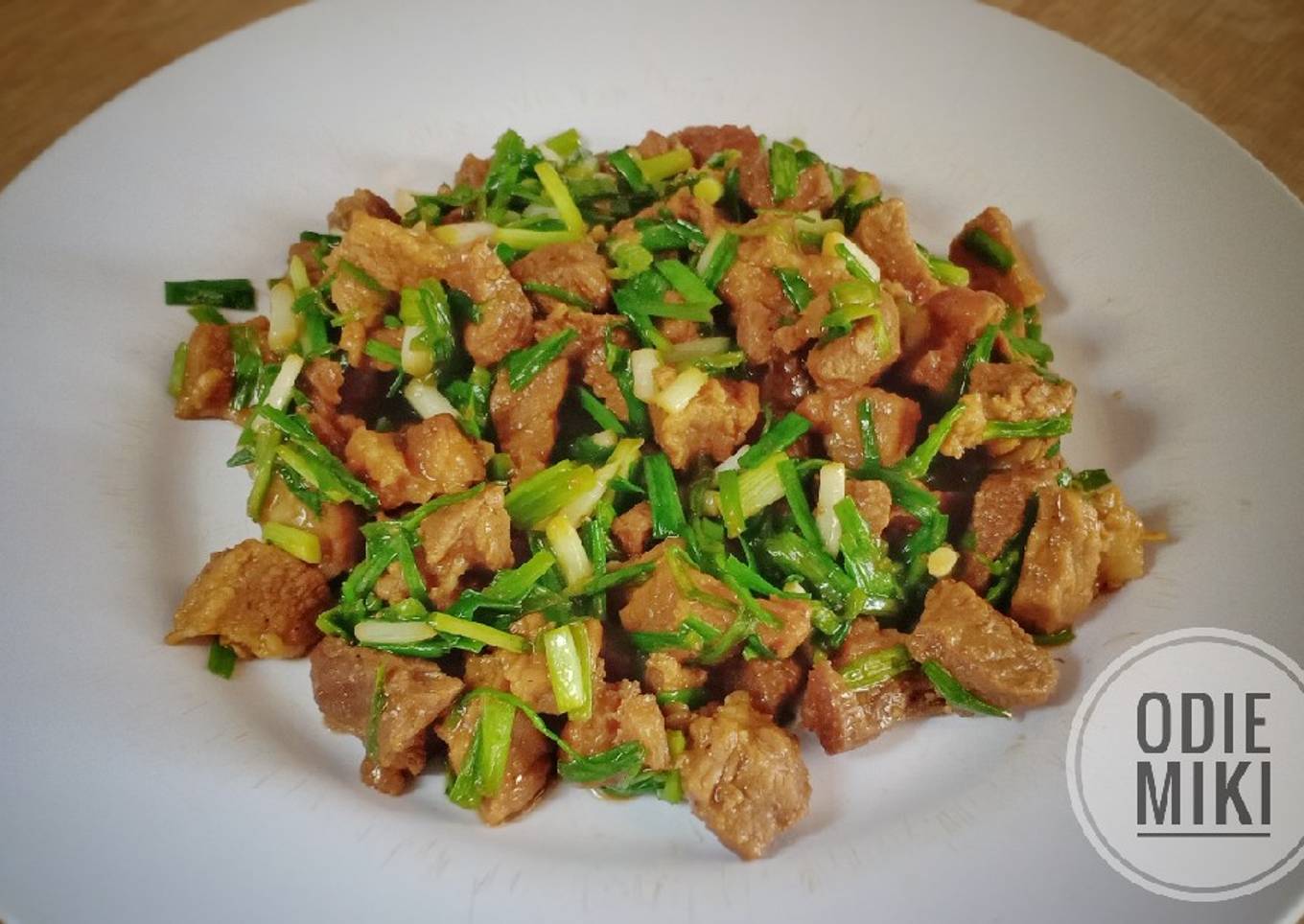 Tumis Daging Daun Bawang