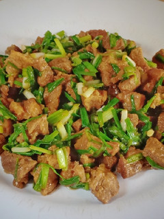 Foto resep Tumis Daging Daun Bawang
