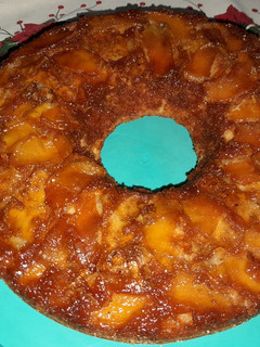 Una foto de Tarta invertida de manzana
