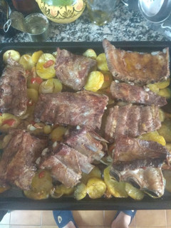 Una foto de Costillas a mi manera