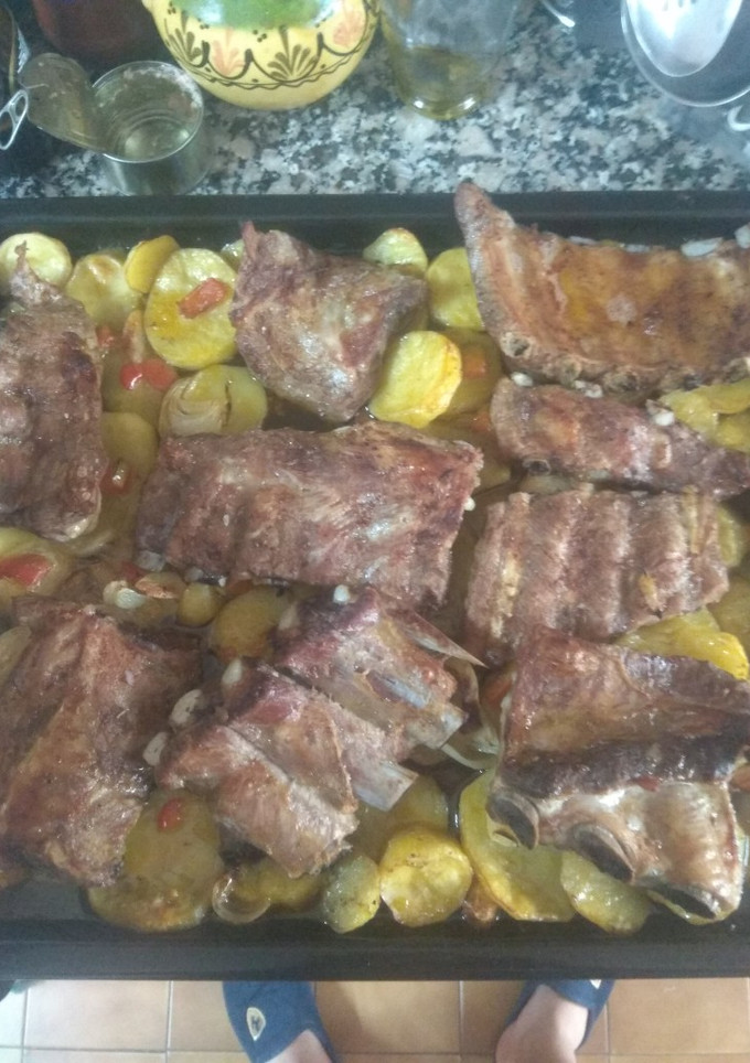 Una foto de Costillas a mi manera