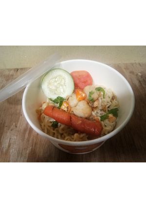 Foto resep Mi geprek pedas