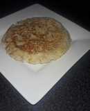 Panqueque de avena, manzana y harina de coco