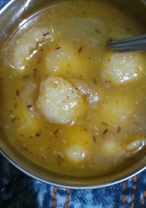 मूंगदाल की पकौड़ी की सब्जी(moongdaal ki pakodi ki sabzi recipe in hindi) रेसिपी मुख्य फोटो
