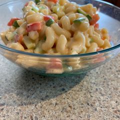 A picture of Macaroni salad.