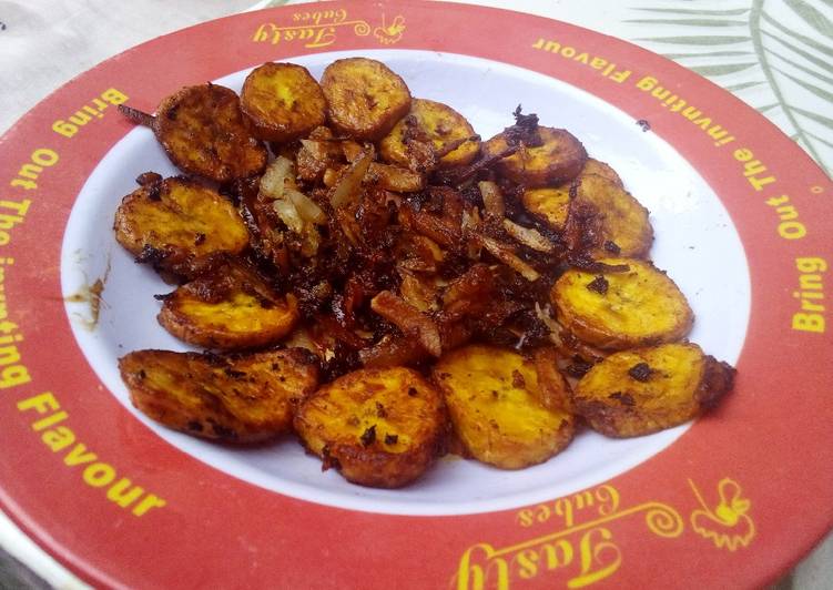 Steps to Prepare Appetizing Plantain flakes