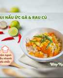 Nui nấu ức gà & rau củ