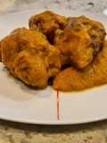 Rabo de ternera en salsa de chirivías, pimientos y zanahorias