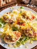 Huevos Rellenos con Vizcaína