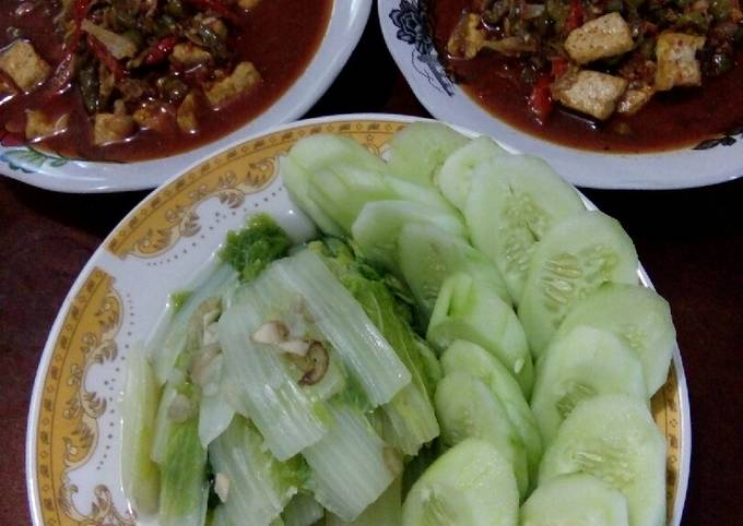 Sambal tahter pedas lalap sayur