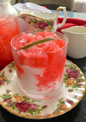 Foto resep Es Cendol Jelly Strawberry