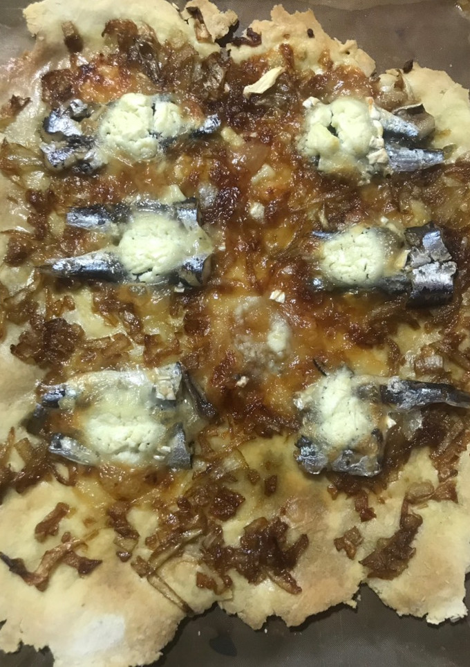 Una foto de Tarta salada/pizza sin gluten